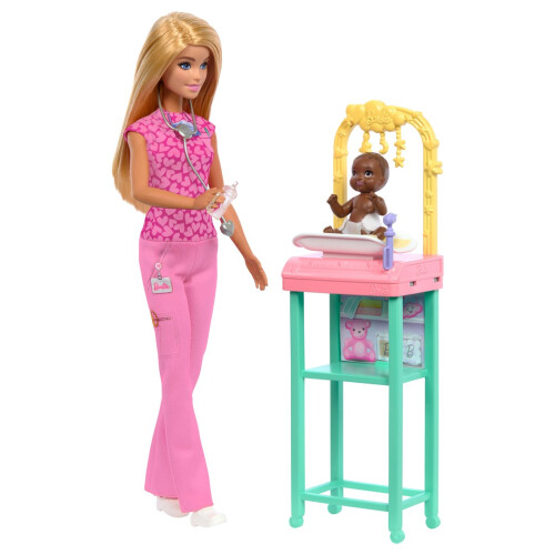Mattel Barbie Baby Doctor Doll - Board Game
