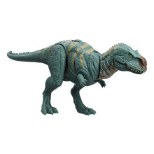 Figura de acci   n de dinosaurio Majungasaurus Wild Roar de Mattel Jurassic World con ataque de mordida masivo continuo y sonido de rugido, juguete