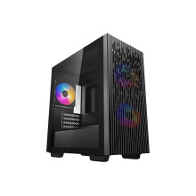 DEEPCOOL Matrexx 40 3FS PC Behuizing Zonder Voeding Mini Toren Formaat Micro-ATX Zwart (DP-MATX-MATREXX40-3FS)