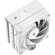 DEEPCOOL - AK400 Digital - R-AK400-WHADMN-G - CPU-koeler - 120 mm - Wit - Digitale scherm en ARGB - 4 Heatpipes - TDP 220W