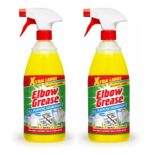 2 x Elbow Grease All Purpose Degreaser 1L Xtra Large 1 Litre Cleaner Spray