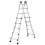 Aluminium Multipurpose ladder 4x4 M80 9
