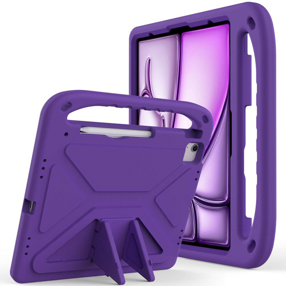 (PURPLE, iPad Pro 13 2024) Case for Apple iPad Pro 13 2024 M4 A2925 A2926 A30
