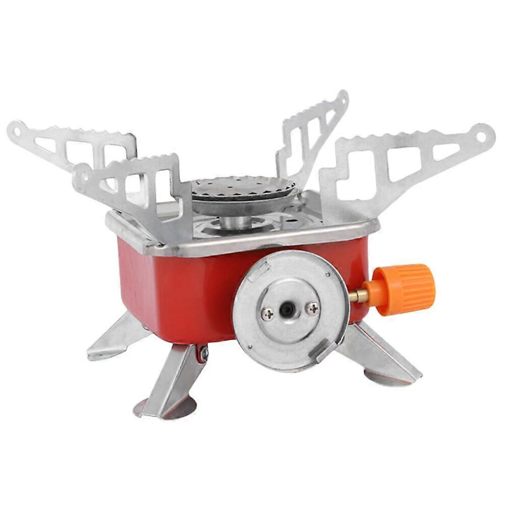 Kricely (As Show, One Size) Camping Stove Portable Foldable Backpacking Stove Convenient Burning Stove For Hiking Picnic