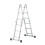 Universal Aluminium ladder 4x3 M60 5