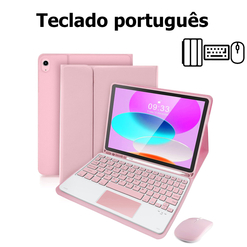 (Portuguese 4, iPad Air4 Air5 10.9) Tablet Touch Keyboard for iPad 10.2 7/8/9th Genera-image-OPC-PG7VFP8-NEW