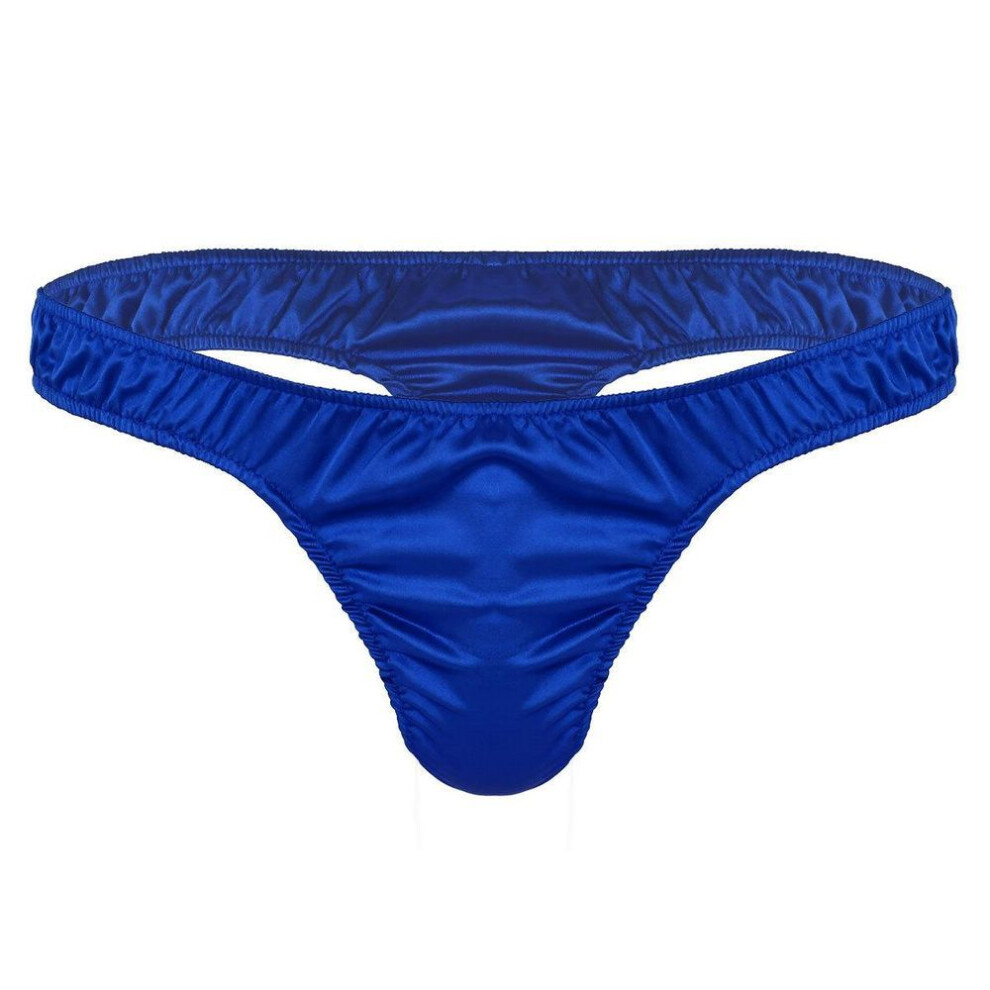 (blue, XL) Mens Swimming Shorts Boxer Briefs Swim Trunks Beach Wear Swimwear Underwear