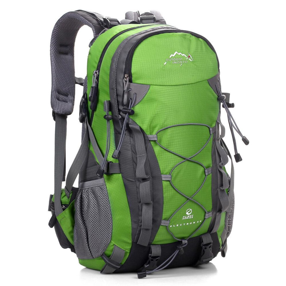 (green) 40l Men Women Trekking Backpack Mountaineering Bag Outdoor Travel Tent Backpack For Camping Hiking
