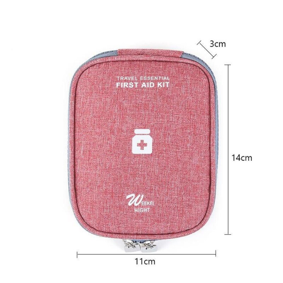 (red, Small) Portable First Aid Kit Storage Bag Oxford Cloth Medicine Storage Bag Emergency Medical Box For Travel Outdoor Camping Survival Bag Pill Case
