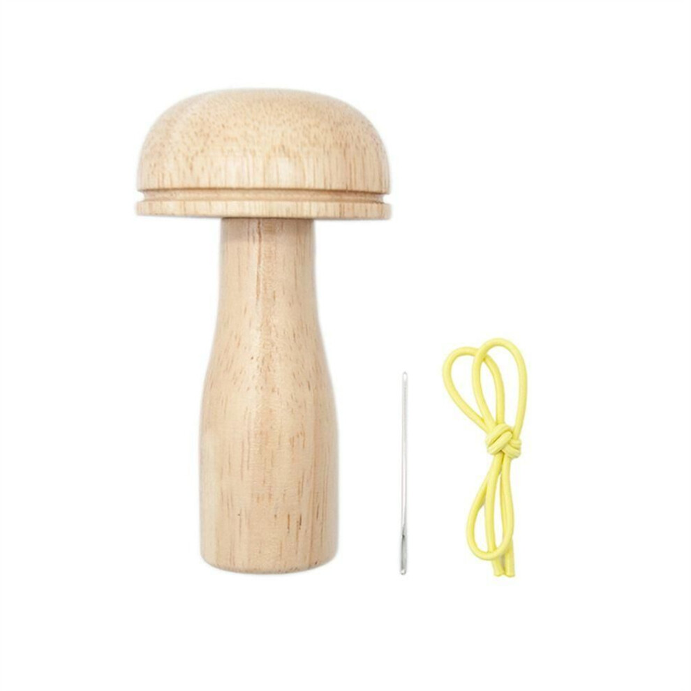(A) Thread Socks Patchwork Tool Wooden Darning Tool Darning Mushroom Patching Tool Sewing Accesaries