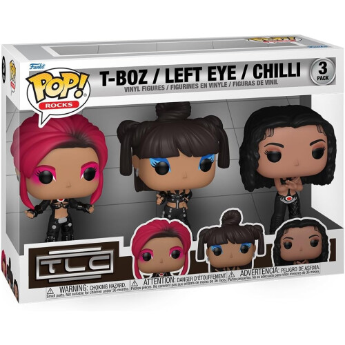 Funko Funko Pop! Rocks: T-Boz Left Eye Chilli 3er-Pack