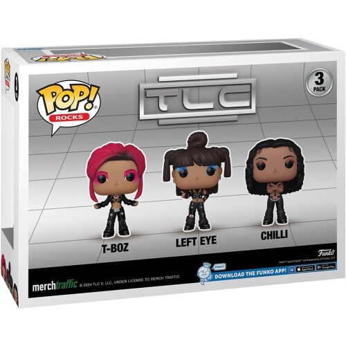 Funko Funko Pop! Rocks: T-Boz Left Eye Chilli 3er-Pack 2
