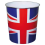 Union Jack Plastic Waste Bin - 5L British Flag Rubbish Bin 4