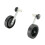 Transport castors for rung ladders Set of 2 1
