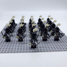(21PCS Golden Knight - L) 21PCS Minifigures Golden Knight package Building Block Toys Fit Lego