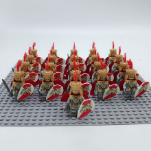 (21PCS Golden Knight - M) 21PCS Minifigures Golden Knight package Building Block Toys Fit Lego