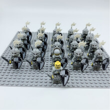 (21PCS Golden Knight - N) 21PCS Minifigures Golden Knight package Building Block Toys Fit Lego