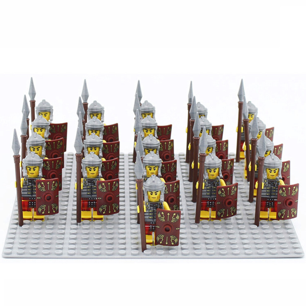 Bonxaif (21Pcs Knight - T) 21Pcs Minifigures Knight Package Building Block Toys Fit Lego Golden