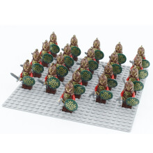 (21PCS Golden Knight - 6) 21PCS Minifigures Golden Knight package Building Block Toys Fit Lego