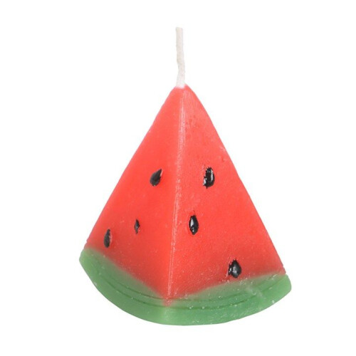 Set of 3 Watermelon Shaped Candles 2