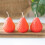 Set of 3 Strawberry Shaped Candles 1