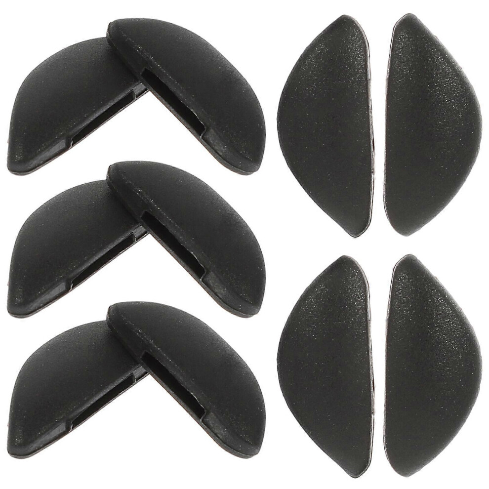 Kricely (As Show, One Size) 10 Pairs Of Eyeglass Nose Pads Silicone Nose Pads For Glasses Anti-Slip Glasses Nose Pads