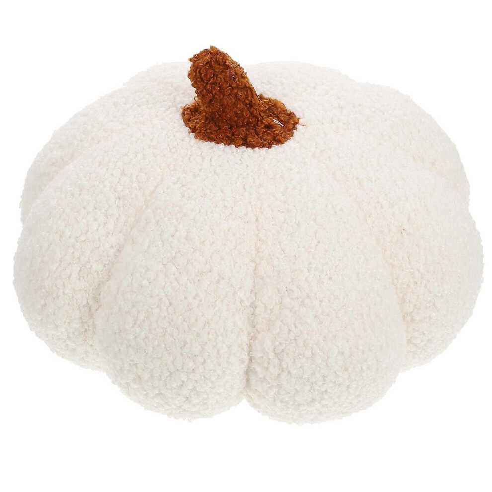 Kricely (As Show, One Size) Pumpkin Shaped Throw Pillow Adorable Pumpkin Cushion Pumpkin Plush Back Cushion Home Pillow