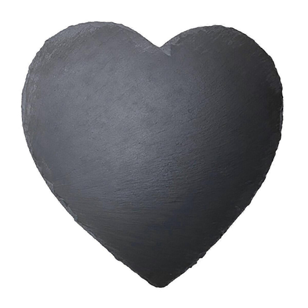 Kricely (As Show, One Size) Heart Shape Slate Plate Beautiful Cheese Board Practical Charcuterie Board