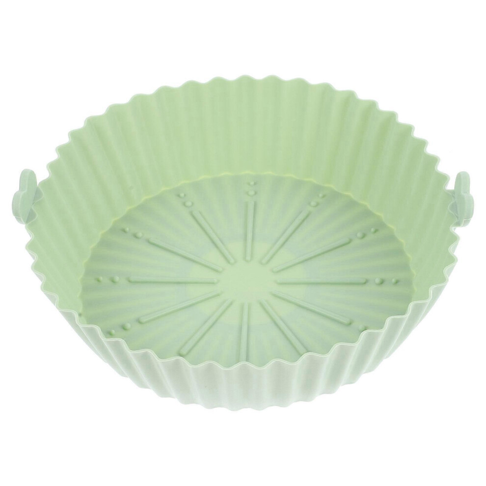 Kricely (As Show, One Size) Household Air Fryer Liner Wear-Resistant Silicone Liner Convenient Silicone Pot