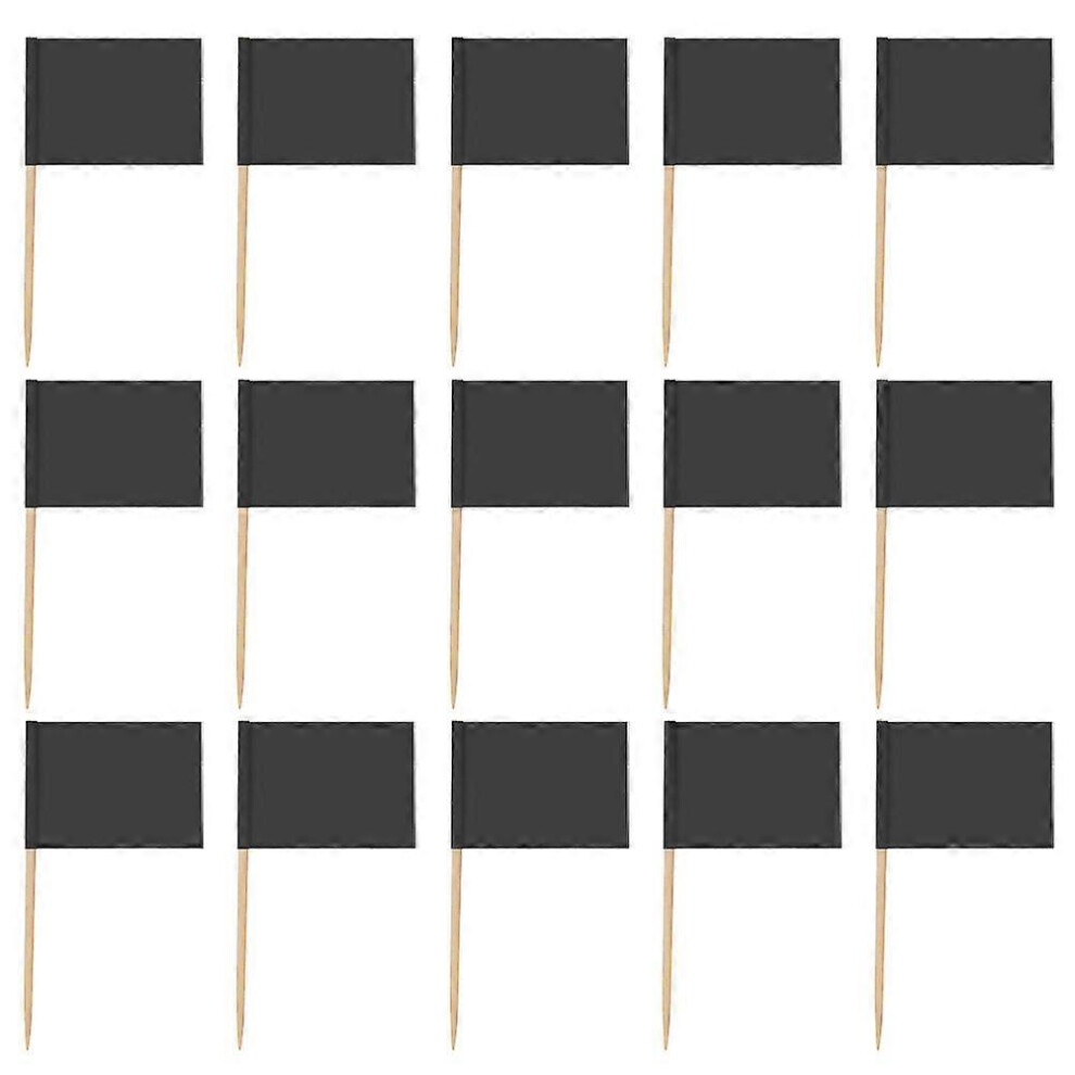 Kricely (As Show, One Size) 200Pcs Toothpick Flags Decoration Dessert Toppers Cocktail Sticks Cake Flags