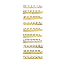 (As show, One size) 10pcs Price Display Cubes Supermarket Price Display Boards Block Price Signs (RMB)