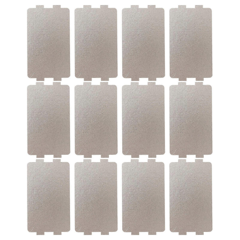 Kricely (As Show, One Size) 12Pcs Mica Sheet Universal Oven Mica Plate Sheet Microwave Replacement Supplies