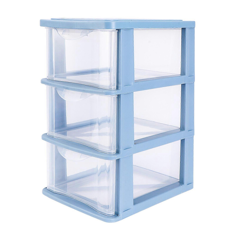 Kricely (As Show, One Size) 1Pc Desktop Storage Box Drawer Type Sundries Holder Transparent Cosmetic Box