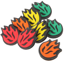 (As show, One size) 8PcsTennis Racket Vibration Absorbers Silicone Racket Dampeners Racket Damping Supplies for Gifts