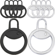 (As show, One size) 20Pcs Metal Zipper Head Detachable Zipper Pull Tab Zipper Pull Replacement Clothes Zipper Head