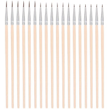 (As show, One size) 60Pcs Nylon Bristle Detail Brushes Children Paintbrushes Oil Painting Brushes Watercolor Painting Brushes