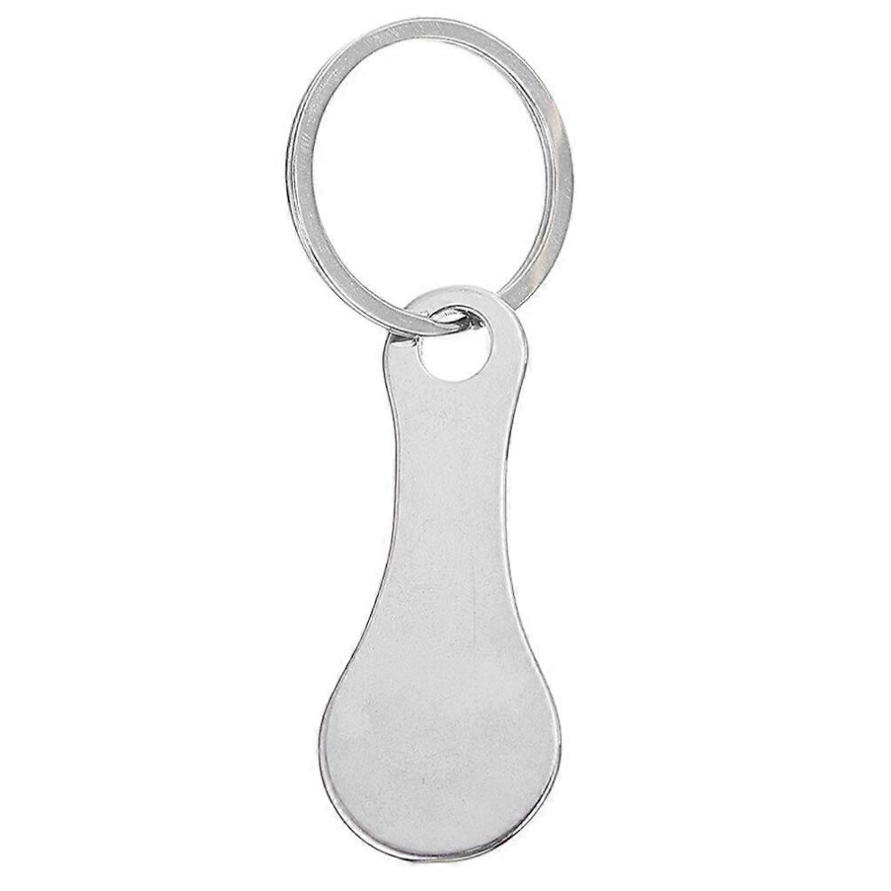 Kricely (As Show, One Size) Shopping Trolley Token Shopping Trolley Token Pendant Shopping Accessory