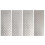 (As show, One size) 4pcs Diamond Sharpening Stone Rectangular Kitchen Knives Sharpening Stone 1