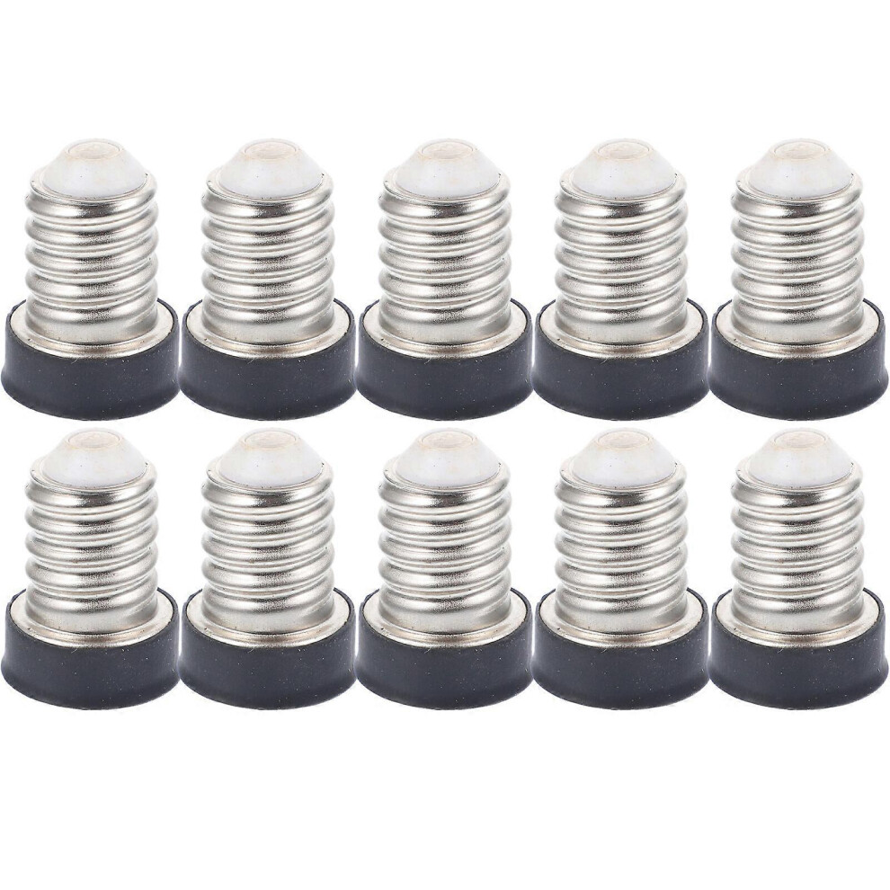 Kricely (As Show, One Size) 10Pcs Bulb Adapter E14 To E12 Converter Screw Converter Accessory Light