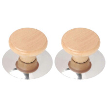 (As show, One size) 2pcs Pot Lids Handles Pot Cover Grips Kitchen Pot Cover Handle Accessories
