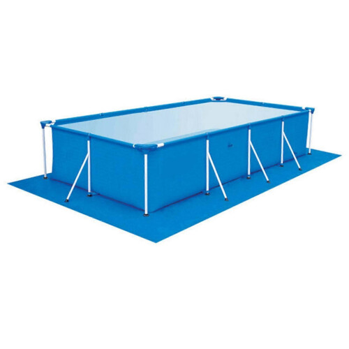 (As show, One size) Pool Ground Cloth, Rectangle Swimming Pool Mat Foldable Waterproof Ground Cloth Pool Floor Protector