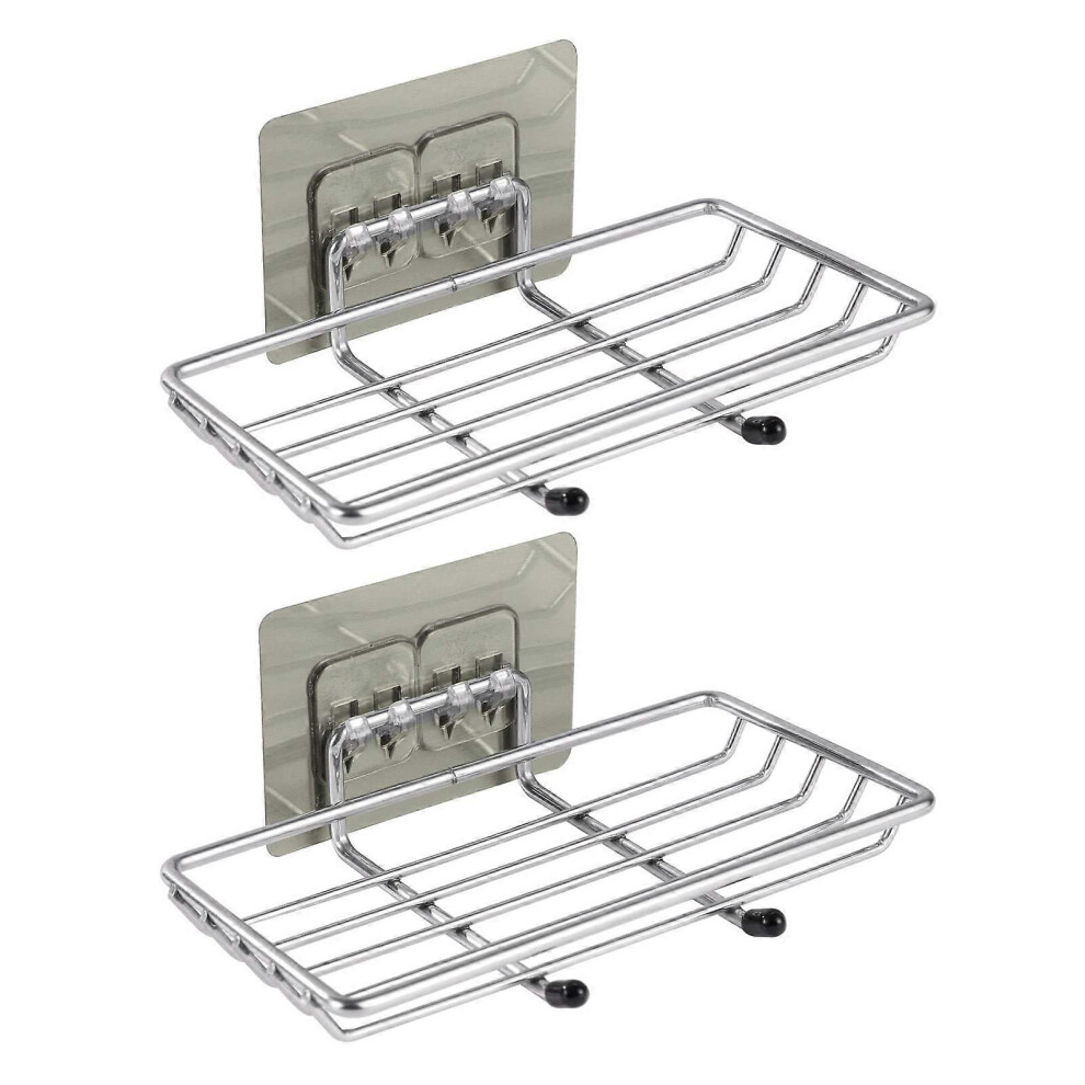 (As show, One size) Soap Dish for Shower , Stainless Steel Soap Dish Holder Soap Holder Shower for Bathroom-image-OPC-PG7WKJP-NEW