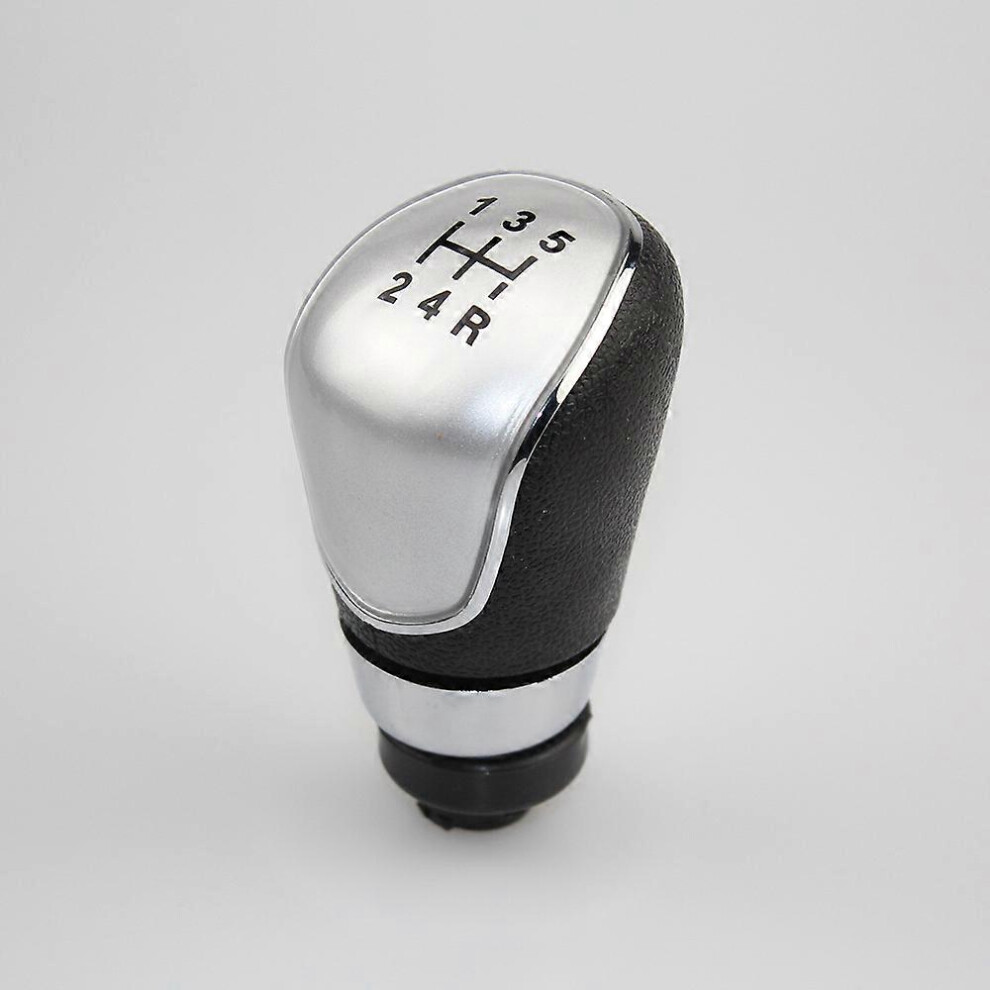 (As Show, One Size) Speed Gear Shift Knob For Ford Focus 2 Mk2 Fl Mk3 Mk4 Mk7 Mondeo Kuga Galaxy Fiesta - Silver 5093442609073