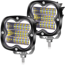 (As show, One size) 54W LED work lights for motorcycles, fog lights, 2 pieces