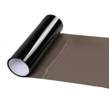 (As show, One size) Waterproof Car Headlight Film Tint Film for Car Headlight 200x30cm Clear Black