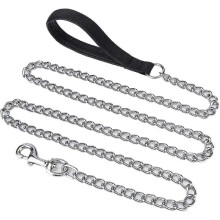 (As show, One size) Metal Dog Leash Anti Chew Dog Leash Leash 6ft Heavy Duty Sturdy Pet Dog Leash With Padded Handle For Large Medium Dogs