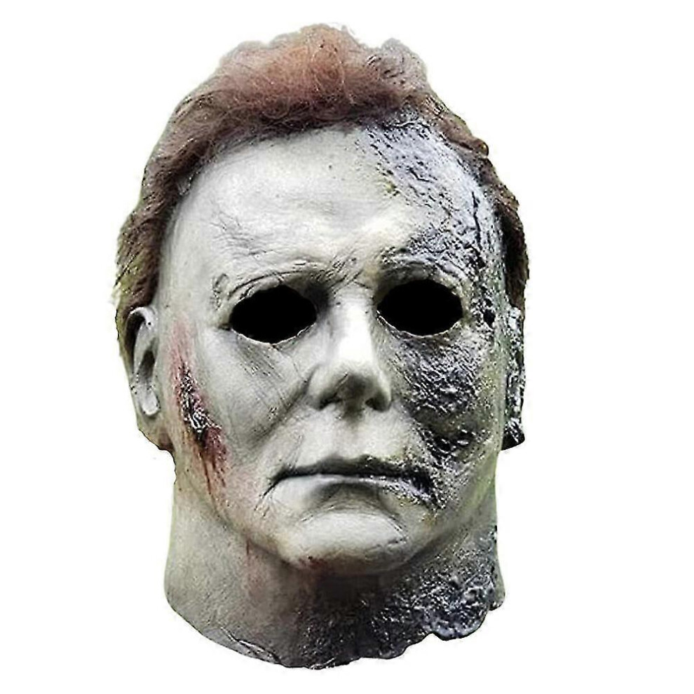 (A, One size) Halloween Michael Myers Mask Environmental Protection Great Gift for Friends & Family-image-OPC-PG7WRNB-NEW