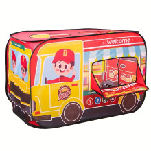 Tenda per camion di hamburger con borsa portatile, nessuna pop-up di installazione, adatto per interni ed esterni, con 2 aperture per interni
