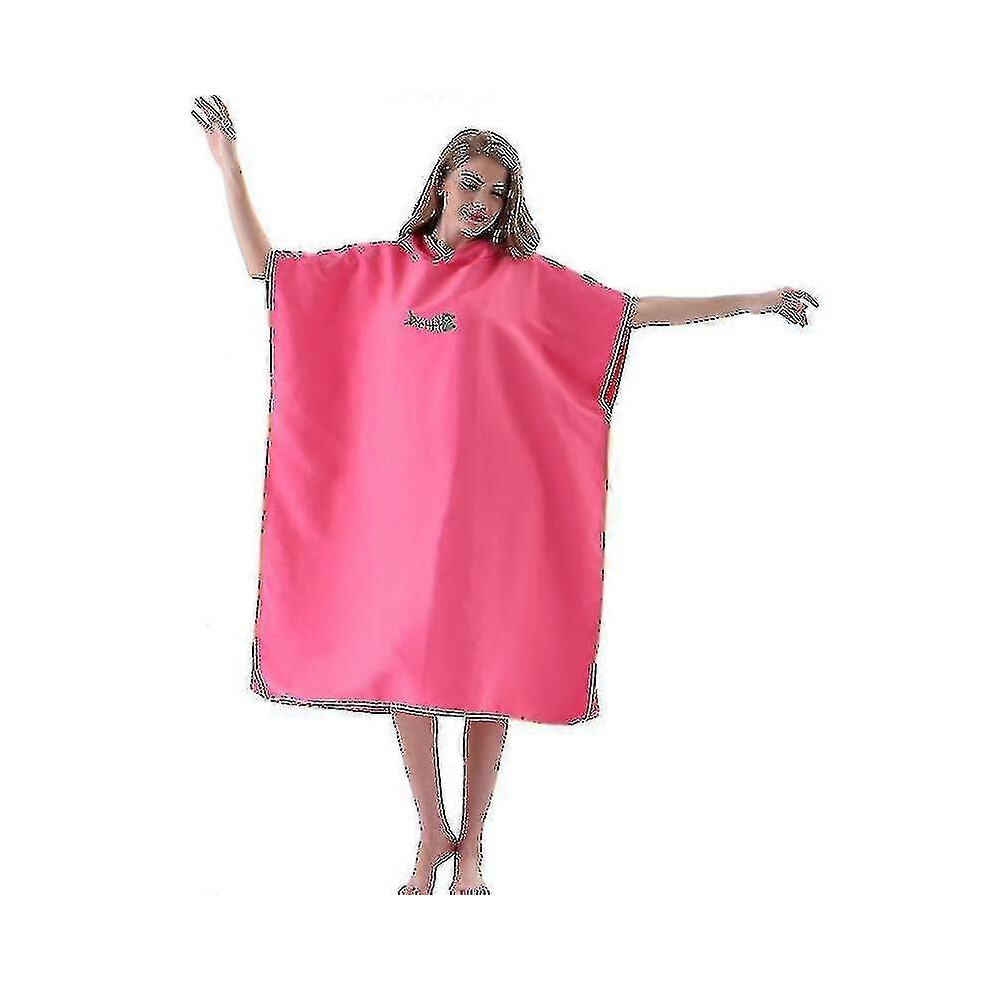 (Red, One size) Microfiber Beach Quick Drying Cape Beach Towel Adults Beach Blanket Bath Towel Swimming Towel-image-OPC-PG7WV6J-NEW