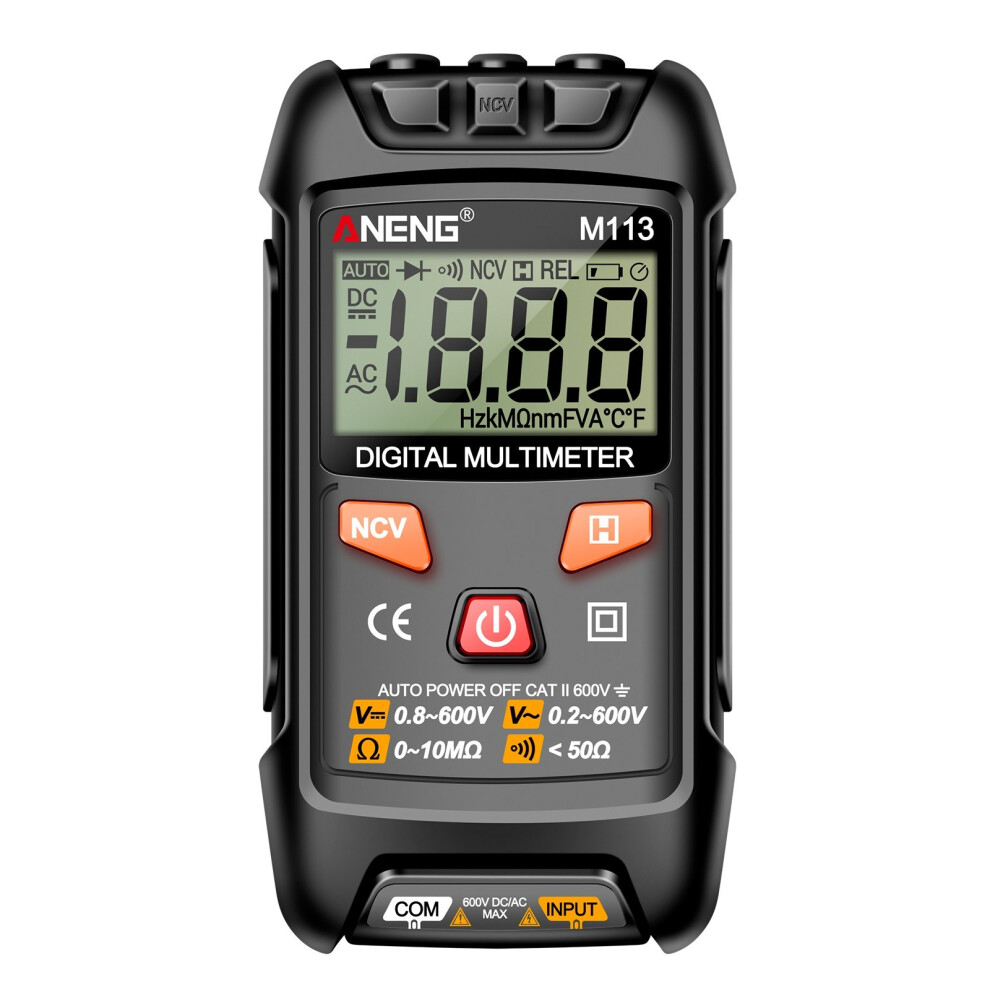 Digital Mini Multimeter Tester Intelligent Ac/Dc Voltage Meter 1999 Counts Lcd Voltage Resistance Meter Tester With Ncv Data Hold Auto Ranging 4017780876868